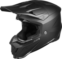 Just1 J40 Solid Motocross Helmet,  black,  Size M for Men