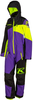 Klim Ripsa Ladies One Piece Snow Suit,  black-purple,  Size XL for Women,  black-purple,  Size XL for Women