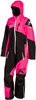 Klim Ripsa Ladies One Piece Snow Suit,  black-white-pink,  Size XS for Women,  black-white-pink,  Size XS for Women
