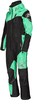 Klim Shredsa Ladies One Piece Snowmobile Suit,  black-green,  Size 2XL for Women