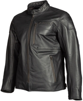 Klim Sixxer perforated Motorcycle Leather Jacket,  black,  Size S,  black,  Size S
