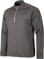 Klim Teton Merino 1/4 Zip Functional Shirt,  grey,  Size XL,  grey,  Size XL
