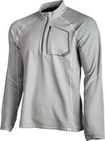 Klim Teton Merino Wool 1/4 Zip Shirt,  grey,  Size XL,  grey,  Size XL