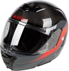 Klim TK1200 Architek Carbon Helmet,  black-red,  Size 2XL,  black-red,  Size 2XL