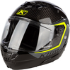 Klim TK1200 Stark Carbon Helmet,  black-yellow,  Size XL,  black-yellow,  Size XL