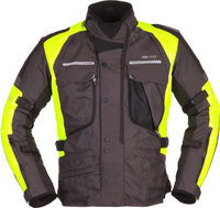 Modeka Westport Textile Jacket,  black-yellow,  Size XS,  black-yellow,  Size XS