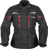 Modeka Winslow Ladies Motorcycle Textile Jacket,  black,  Size 34 for Women,  black,  Size 34 for Women