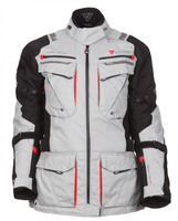 Modeka X-Renegade Ladies Textile Jacket,  black-grey,  Size 6XL for Women,  black-grey,  Size 6XL for Women