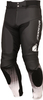 Modeka Yron Motorcycle Leather Pants,  black-white,  Size 54 for Men
