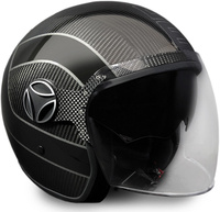 MOMO Arrow Jet Helmet Carbon / Grey,  Size 2XS,  carbon,  Size 2XS