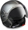 MOMO Avio Pro Jet Helmet Anthracite Carbon / Black,  black-grey,  Size M,  black-grey,  Size M