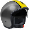 MOMO Blade Glossy Yellow Jet Helmet,  grey-yellow,  Size S,  grey-yellow,  Size S