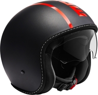 MOMO Blade Jet Helmet,  black-red,  Size XL,  black-red,  Size XL