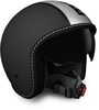 MOMO Blade Jet Helmet,  black-silver,  Size XL,  black-silver,  Size XL