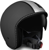 MOMO Blade Jet Helmet,  silver,  Size M L,  silver,  Size M L