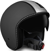 MOMO Blade Jet Helmet,  silver,  Size M L,  silver,  Size M L