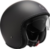 MOMO Eagle Pure Jet Helmet,  black,  Size M,  black,  Size M