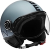 MOMO FGTR Classic Grey Matt Jet Helmet,  Size XL,  grey,  Size XL