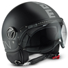 MOMO FGTR Classic Jet Helmet Black Matt / Silver,  black-silver,  Size 2XS,  black-silver,  Size 2XS