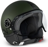 MOMO FGTR Classic Jet Helmet Military Green Matt / Black,  black-green,  Size 2XS,  black-green,  Size 2XS