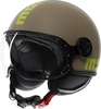 MOMO FGTR Classic Mono Jet Helmet,  Size M for Men