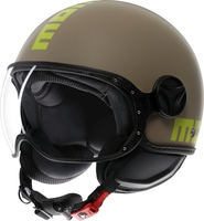 MOMO FGTR Classic Mono Jet Helmet,  Size M for Men