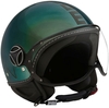 MOMO FGTR Classic Pop Jet Helmet,  green-blue,  Size XS,  green-blue,  Size XS