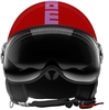 MOMO FGTR Evo Jet Helmet,  red,  Size 2XS,  red,  Size 2XS