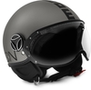 MOMO FGTR EVO Jet Helmet Titan Matt / Black,  silver,  Size XS,  silver,  Size XS