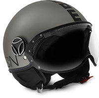 MOMO FGTR EVO Jet Helmet Titan Matt / Black,  silver,  Size XS,  silver,  Size XS