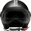 MOMO FGTR Evo Joker Jet Helmet,  black-grey,  Size XS,  black-grey,  Size XS