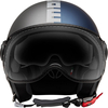 MOMO FGTR Evo Joker Jet Helmet,  grey-blue,  Size S,  grey-blue,  Size S