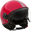 MOMO FGTR Evo Magenta Glitter Jet Helmet,  pink,  Size 2XS for Women,  pink,  Size 2XS for Women
