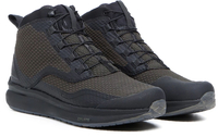 MOMO Firegun-3 WP Motorcycle Shoes,  black-green,  Size 43 for Men