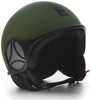MOMO Minimomo Military Green Logo Black Jet Helmet,  Size XS,  green,  Size XS