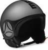 MOMO Minimomo S Aluminium Matt / Black Jet Helmet,  black-grey,  Size M L,  black-grey,  Size M L