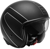 MOMO Raptor Black Matt Jet Helmet,  Size XS,  black,  Size XS