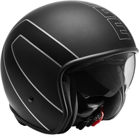 MOMO Raptor Black Matt Jet Helmet,  Size XS,  black,  Size XS