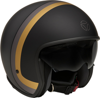MOMO Zero Vintage Jet Helmet,  grey-gold,  Size 2XS,  grey-gold,  Size 2XS