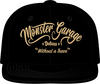 Monster Garage Dismantlers Flatbill Snapback Cap,  black,  Size M,  black,  Size M