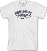 Monster Garage Hat T-Shirt,  white,  Size S,  white,  Size S