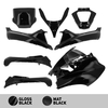 O PARTS Body Kit Gloss Black - Piaggio MP3 125/250/300 (11-14) 400 (08-11) 500 (11-13),  Size 10 mm