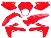 O PARTS Plastic Kit Gloss Red - Rieju MRT/MRT Pro 50 (09-21)