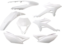 O PARTS Plastic Kit Gloss White - Beta RR 50 (11-20),  Size 10 mm