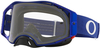 Oakley Airbrake Clear Motocross Goggles,  white-blue