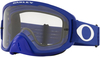 Oakley O Frame 2.0 Pro Clear Motocross Goggles,  white-blue for Men