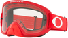 Oakley O Frame 2.0 Pro Clear Motocross Goggles,  white-red for Men