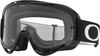 Oakley O-Frame Jet Black Motocross Goggles for Men