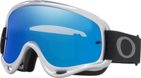 Oakley O-Frame Silver Chrome Motocross Goggles,  black for Men