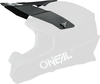Oneal 1Series Solid Youth Helmet Peak,  black,  black,  Size One Size